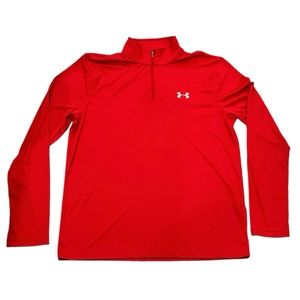 UNDER ARMOUR RED HEAT GEAR LOOSE FIT LONG SLEEVE QUARTER ZIP